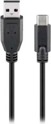 Immagine prodotto di Goobay Cavo USB 2.0 (da USB-C a USB A), nero, 1,8 m