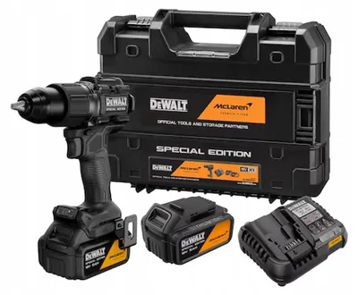 Zdjęcie produktu dla DEWALT DCD86MP2T Wkrętarka Udarowa 18V 90Nm 2x5,0Ah MCLAREN