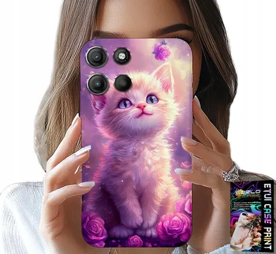 Zdjęcie produktu dla Etui Do Motorola Edge 60 5G - Słodki Kotek, Kot, Wzory Ze Zwierzętami