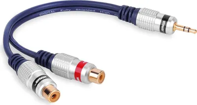 Immagine prodotto di Adattatore jack 3,5 mm spina stereo - 2x presa RCA cinch VITALCO (A1)