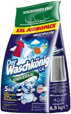Zdjęcie produktu dla Waschkonig Proszek do prania uniwersalny, 6,5 kg