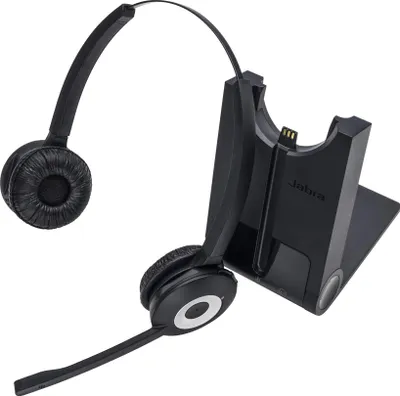 Immagine prodotto di Jabra Pro 920 Duo Auricolare Wireless A Padiglione Ufficio Nero