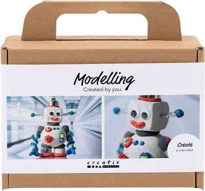 Produktbild von Creativ Company 977809, Modellierlehm für Kinder, 6 Jahr(e), Mehrfarbig