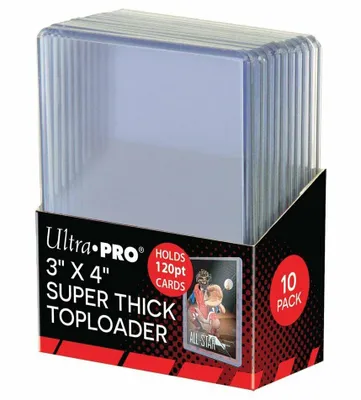 Produktbild von Ultra Pro Topload 3 x 4 Inch - Super Thick Cards 120pt (10 St.)