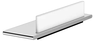 Immagine prodotto di KEUCO EDITION 400 Tablette de douche avec raclette en verre, aluminium anodisé argent / blanc, 11559170000, 11559170000