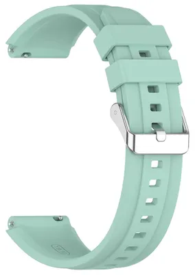 Obrázok produktu pre Techsuit – remienok na hodinky 18 mm (W075) pre Huawei Watch GT 4 (41 mm) / W1 / Honor Watch S1 / Garmin Venu 2S / Vivoactive 4S – tyrkysový