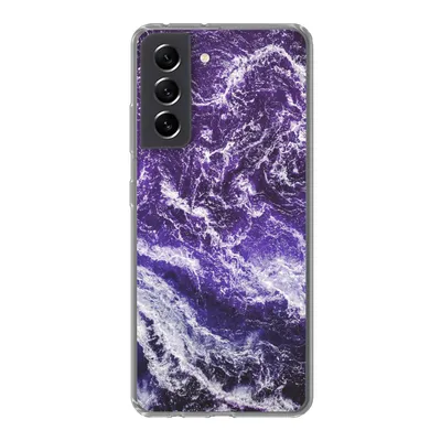 Produktbild von MuchoWow® Handyhülle Schutzhülle Hülle für Samsung Galaxy S21 FE Mineralien - Muster - Naturstein Silikon Softcase Handy Hülle - Mobiltelefonhülle