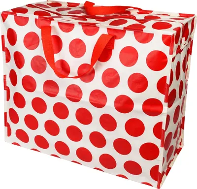Produktbild von LS-LebenStil XXL Jumbo Bag Red Spotlight 55cm faltbar Kunstsoff Einkaufstasche Unterbettkommode Aufbewahrungstasche Kleidung Bettdecken Kissen