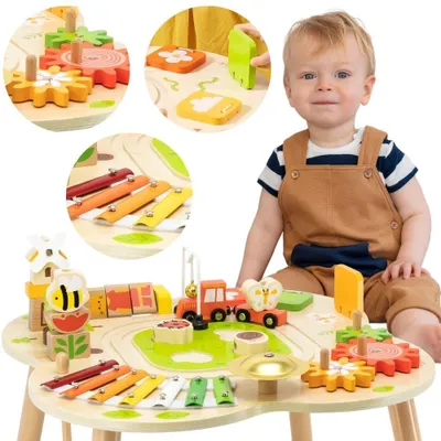 Productafbeelding van Viga Polarb Educatieve tafelactiviteiten Piramidebekkens Sensorische Montessori