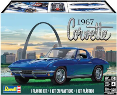 Produktbild von Revell Automodello in kit da costruire 14517 1967 Corvette Coupe 1 25