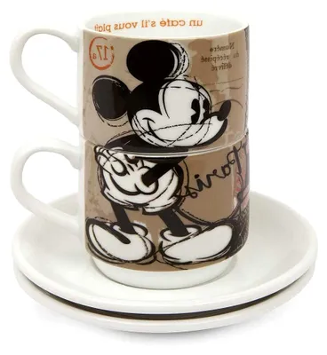 Produktbild von Kaffeetassen-Set, Modell The City Paris, Porzellan, mehrfarbig, 2 Stück