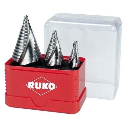 Produktbild von RUKO Stufenbohrer-Satz A101038 Schnellarbeitsstahl