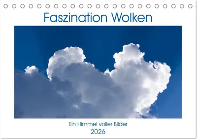 Produktbild von Faszination Wolken (Tischkalender 2026 DIN A5 quer), CALVENDO Monatskalender