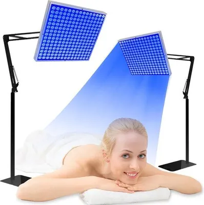 Produktbild von Unyqoos® Faltbares Rotlicht-Solarium mit Infrarottherapie für Zuhause – Hautrevitalisierung, bessere Elastizität und Schmerzlinderung