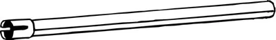 Produktbild von BOSAL Abgasrohr Auspuffrohr für VW GOLF III (1H1) 787-459