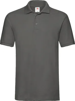 Produktbild von Fruit of the Loom Herren kurzarm Poloshirt Polo Shirt Polohemd T-Shirt, Größe:XL, Farbe:Light Graphite