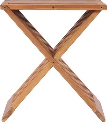 Obrázok produktu pre vidaXL Skladacia stolička 40 × 32 × 45 cm z masívneho teakového dreva