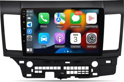 Obrázek produktu pro 2 din Adaptér autorádia Multimediální přehrávač pro Mitsubishi Lancer 2008-2012 Andriod12 Carplay Andriod auto WIFI DAB+ USB RDS Bluetooth DSP 2G 32G