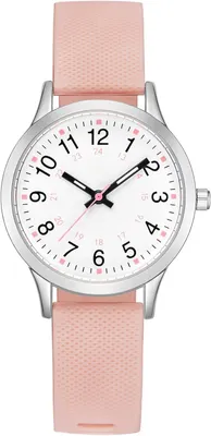 Produktbild von Kinder Mädchen Silikon Armband Einfach Analog Junge Wasserdicht Runden Outdoor Sport Leuchtend Quarz Mädchen Geschenke