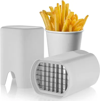 Image de Coupe-pommes en acier inoxydable, trancheuse de précision pour les frites, les légumes et les fruits, 1 pièce, pour la cuisine