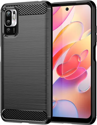 Produktbild von König Design Hülle kompatibel mit Xiaomi Poco M3 Pro 5G Kunststoff Soft Handyhülle - Handy Case Schwarz