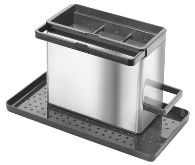 Obrázok produktu pre metaltex 297430000 metaltex Organizér do drezu Tidytex INOX, strieborný / čierny