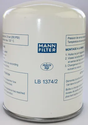 Produktbild von MANN-FILTER Filter Drucklufttechnik LB 1374/2 177mm 136mm