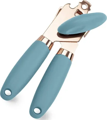 Produktbild von Manueller Dosenöffner mit rutschfestem Griff, glatten Kanten und ergonomischem Design sowie großem Knauf, ideal für Senioren mit Arthritis.