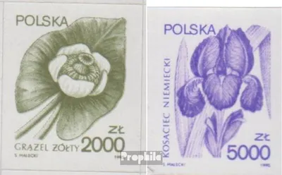 Produktbild von Briefmarken Polen 1990 Mi 3277-3278 (kompl.Ausg.) postfrisch Heilpflanzen