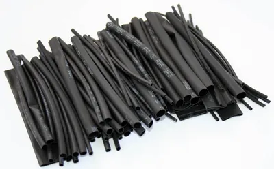 Produktbild von ChiliTec Schrumpfschlauch Sortiment 100 teilig schwarz lose