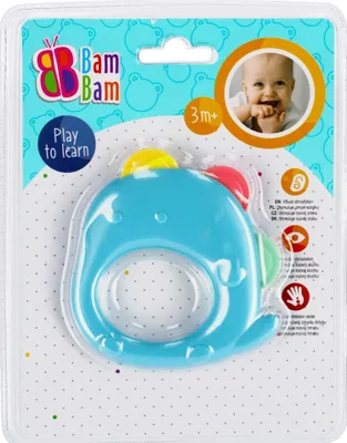 Produktbild von Pastellfarbene Dinosaurier-Rassel BAM BAM – BAM BAM