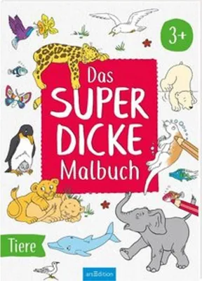 Obrázok produktu pre Das superdicke Malbuch - Tiere
