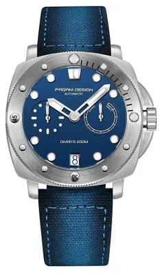 Produktbild von Herrenuhr Pagani Design Sarian, Automatik, Blau / Silber