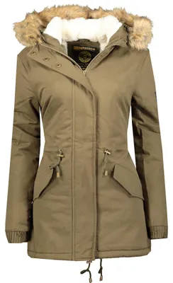 Immagine prodotto di Geographical Norway, parka modello AMPURIA, colore verde oliva, taglia 2XL, codice prodotto WQ833F/GN-KAKI