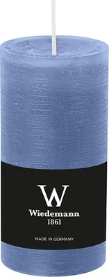 Produktbild von Wiedemann Marble Rustik Kerzen, Stumpenkerzen, Graublau 120 x Ø 58 mm