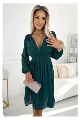 Produktbild von Kleid NUMOCO MILA 538-2 GRÜN Größe: S