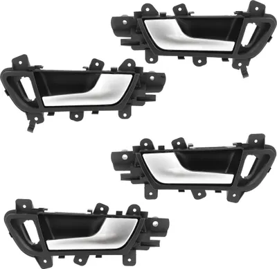 Produktbild von 4x Türgriff Innen Silber LINKS + RECHTS für Audi A5 8T 07-17 / A4 B8 8K 07-15