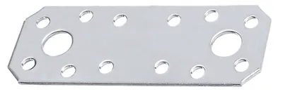 Zdjęcie produktu dla Alberts 851774 Łączniki płaskie, stal nierdzewna, 96 x 35 mm, zestaw 25 sztuk