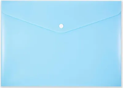 Produktbild von A4-Klappumschlag PP-113 pastellblau