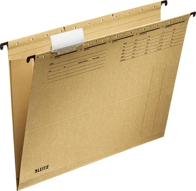 Produktbild von Leitz Hängetasche ALPHA 19170000 A4 250g Natronkarton br 25 St./Pa