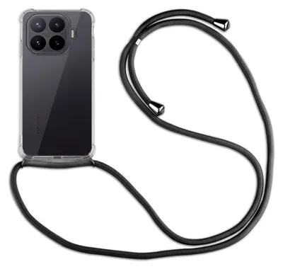 Produktbild von Handykette für Xiaomi 17T Hülle mit Band Case Handyhülle mit Kette in Schwarz