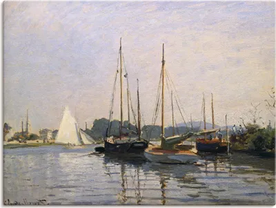 Produktbild von ARTland Leinwandbild Segelboote in Argenteuil. Gegen 1872/73 Größe: 40x30 cm