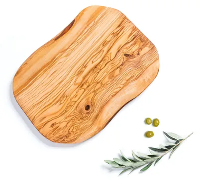 Produktbild von Olivenholz Schneidebrett - Handgefertigt und Langlebig 30cm