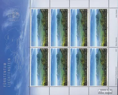 Produktbild von Briefmarken Liechtenstein 2007 Mi 1460Klb Kleinbogen (kompl.Ausg.) postfrisch Landschaften