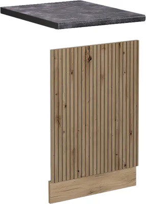Produktbild von Frontblende Vicco R-Line Artisan-Eiche 45 cm , AP Anthrazit, Model 49236