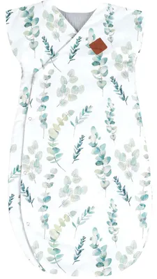 Image de Sac de couchage Eucalyptus - 0 à 6 mois - Vert-de-gris | par SEVIRA KIDS