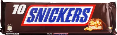 Image de SNICKERS 463487 SNICKERS Barres chocolatées 10 barres