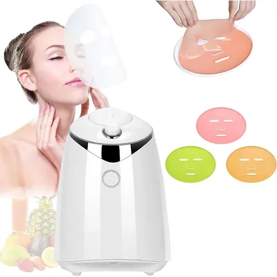 Produktbild von Gesichtsmasken-Maschine ,32 Kollagen-Pads, vollautomatisches DIY-Set für zu Hause, selbstgemachte Masken und Cremes, Schönheitsgeschenk für Frauen
