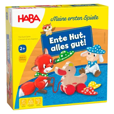 Produktbild von HABA Meine ersten Spiele Ente Hut alles gut Brettspiel 4 Personen