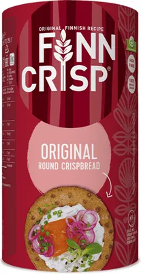 Produktbild von Finn Crisp Original Rundes Knäckebrot aus Roggenvollkorn 250g